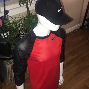 Nike 3/4 sleeve Dri fit T-shirt size small.